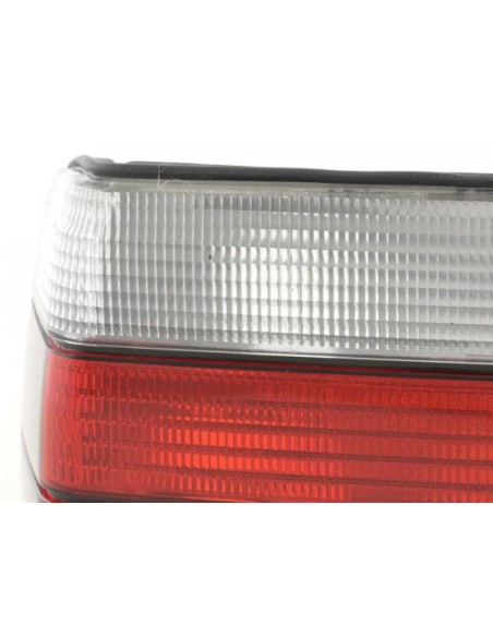 Set luci posteriori BMW Serie 3 Coupe tipo E36 91-98 rosso / bianco