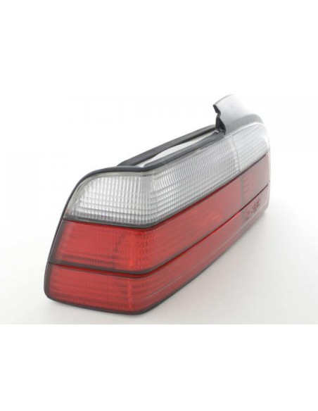 Set luci posteriori BMW Serie 3 Coupe tipo E36 91-98 rosso / bianco