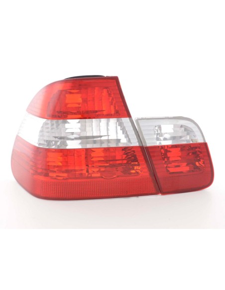Fanali posteriori BMW serie 3 Limo tipo E46 01-05 bianco / rosso