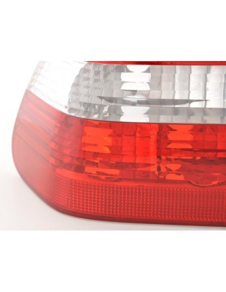 Fanali posteriori BMW serie 3 Limo tipo E46 01-05 bianco / rosso