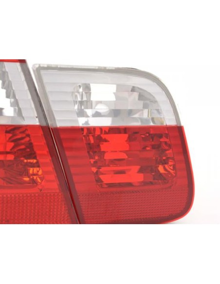 Fanali posteriori BMW serie 3 Limo tipo E46 01-05 bianco / rosso