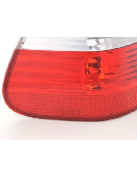 Fanali posteriori BMW serie 3 Limo tipo E46 01-05 bianco / rosso