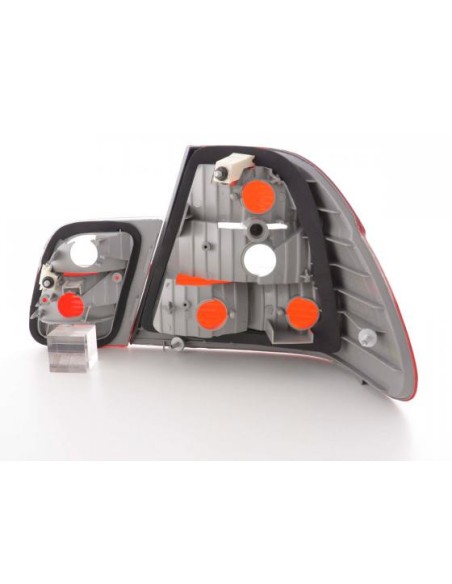 Fanali posteriori BMW serie 3 Limo tipo E46 01-05 bianco / rosso