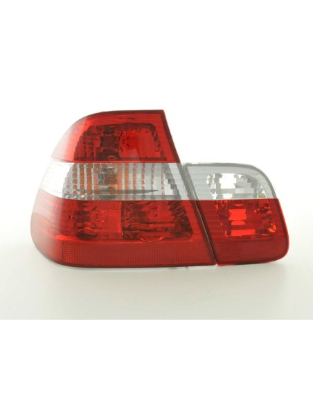 Fanali posteriori BMW Serie 3 Limo tipo E46 98-01 bianco / rosso
