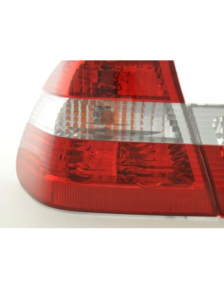 Fanali posteriori BMW Serie 3 Limo tipo E46 98-01 bianco / rosso