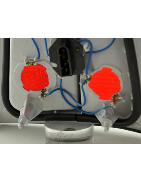Fanali posteriori BMW Serie 5 Limo tipo E34 88-94 bianco rosso
