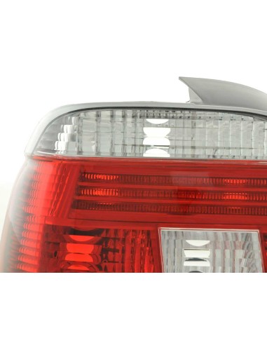 Fanali posteriori BMW serie 5 Limo tipo E39 95-00 rosso / bianco