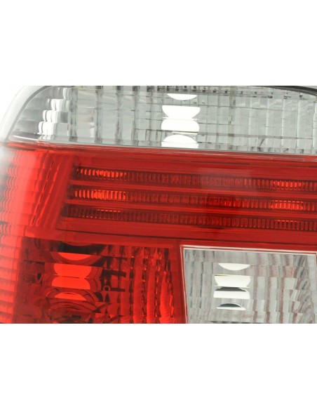 Fanali posteriori BMW serie 5 Limo tipo E39 95-00 rosso / bianco
