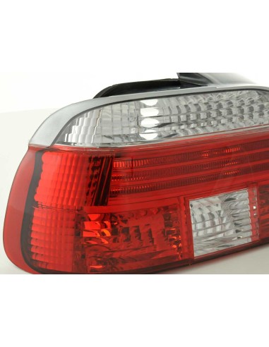Fanali posteriori BMW serie 5 Limo tipo E39 95-00 rosso / bianco