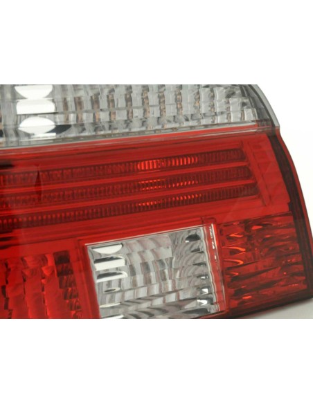Fanali posteriori BMW serie 5 Limo tipo E39 95-00 rosso / bianco