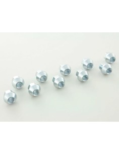 Set di dadi ruota (10 pezzi) Lunghezza 34 mm, collare conico M12x1,5 argento 2