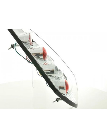 Set fanali posteriori Fiat Punto 3 porte. Tipo 188 00-03 cromato