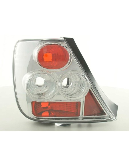 Fanali posteriori set Honda Civic 3 porte 02-04 cromato