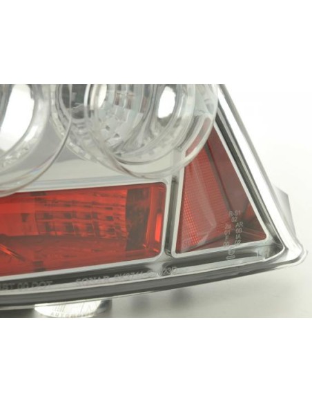 Fanali posteriori set Honda Civic 3 porte 02-04 cromato
