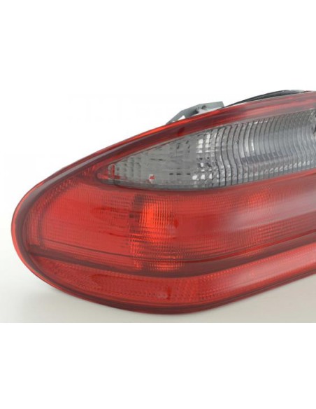 Fanali posteriori Mercedes Classe E tipo W210 99-01 nero rosso
