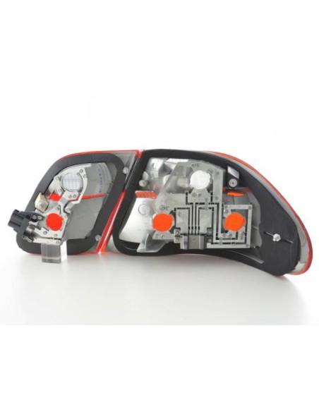 Fanali posteriori Mercedes Classe E tipo W210 99-01 nero rosso