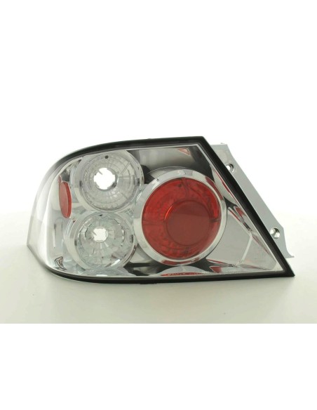 Set fanali posteriori Mitsubishi Mirage Lancer 01-06 cromato
