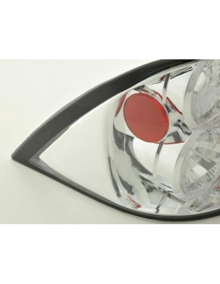 Set fanali posteriori Mitsubishi Mirage Lancer 01-06 cromato