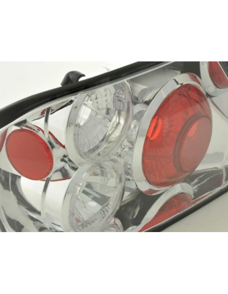 Set fanali posteriori Mitsubishi Mirage Lancer 01-06 cromato
