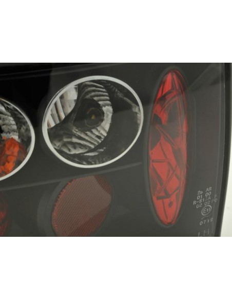 Set di luci posteriori Opel Astra F 91-98 nero