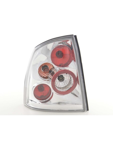 Set di luci posteriori Opel Astra G Coupe / Cabrio 98-03 cromato