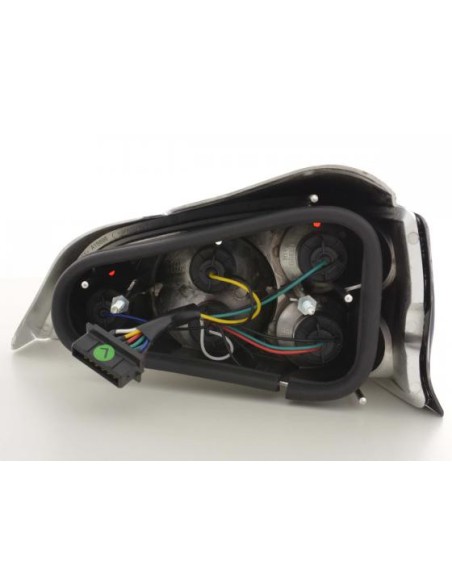 Set fanali posteriori Peugeot 106 tipo 1C 1A 96-03 cromato