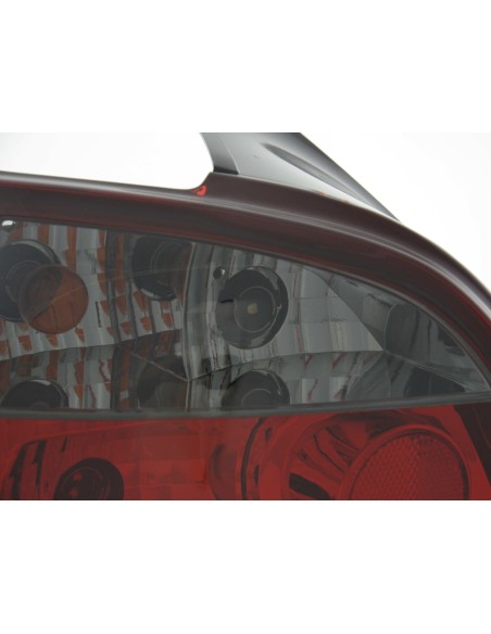 Fanali posteriori Peugeot 206 tipo 2 *** 98-05 nero / rosso