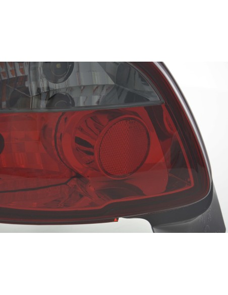 Fanali posteriori Peugeot 206 tipo 2 *** 98-05 nero / rosso