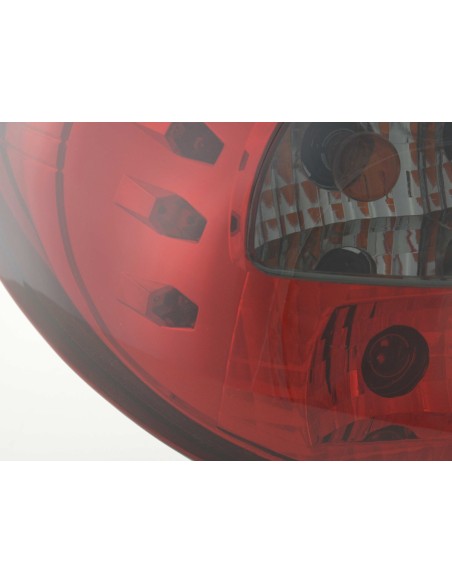 Fanali posteriori Peugeot 206 tipo 2 *** 98-05 nero / rosso