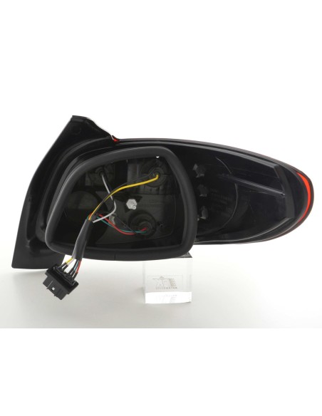 Fanali posteriori Peugeot 206 tipo 2 *** 98-05 nero / rosso