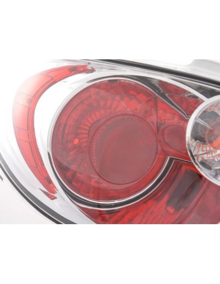 Fanali posteriori set Peugeot 206 98 - cromato