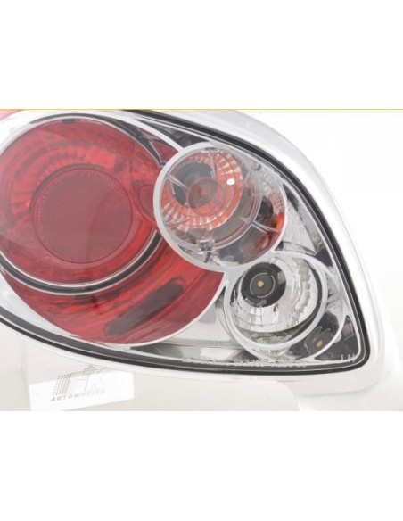 Fanali posteriori set Peugeot 206 98 - cromato