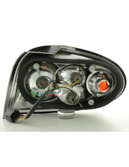 Fanali posteriori set Renault Megane 3 porte. Tipo DABALAKAEA 96-98 nero