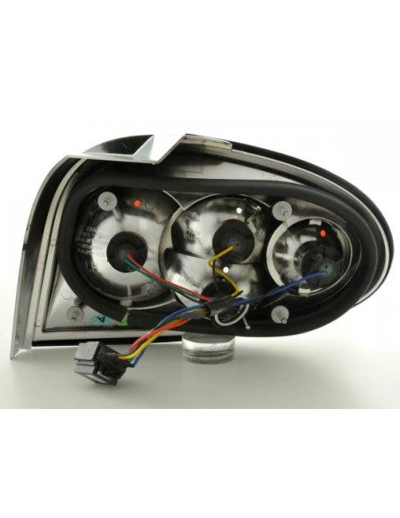 Fanali posteriori set Renault Megane 3 porte. Tipo DABALAKAEA 99-02 cromato