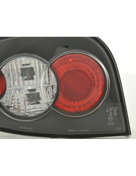 Fanali posteriori set Renault Megane 3 porte. Tipo DABALAKAEA 99-02 nero