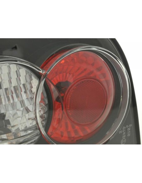 Fanali posteriori set Renault Megane 3 porte. Tipo DABALAKAEA 99-02 nero