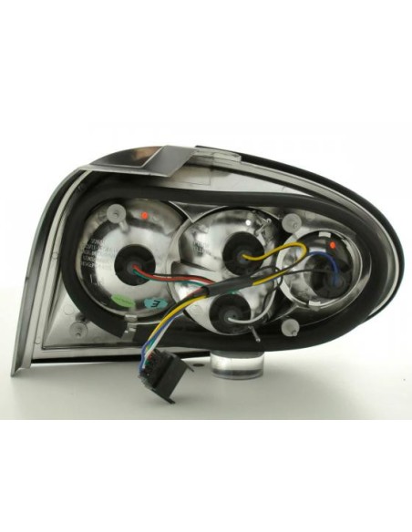 Fanali posteriori set Renault Megane 3 porte. Tipo DABALAKAEA 99-02 nero