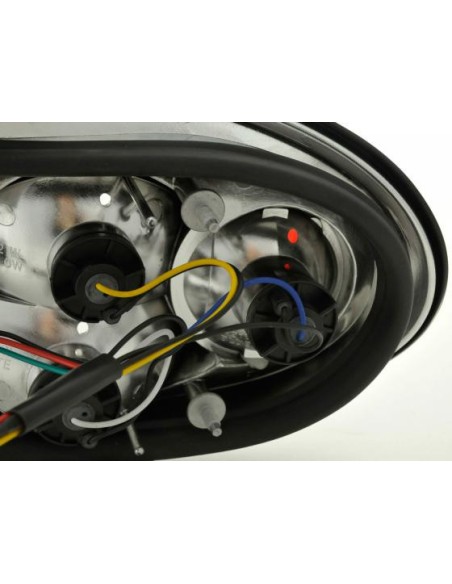 Fanali posteriori set Renault Megane 3 porte. Tipo DABALAKAEA 99-02 nero