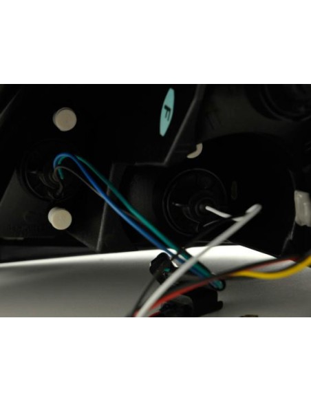 Fanali posteriori set Renault Megane 5 porte. Tipo M 03-08 nero