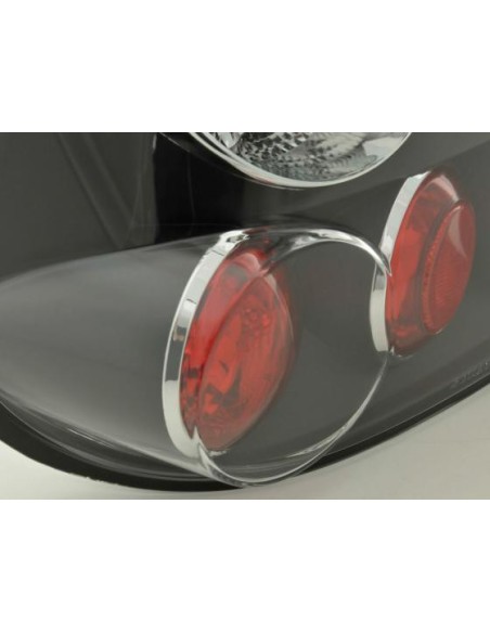 Fanali posteriori set Renault Megane 5 porte. Tipo DABALAKAEA 99-02 nero