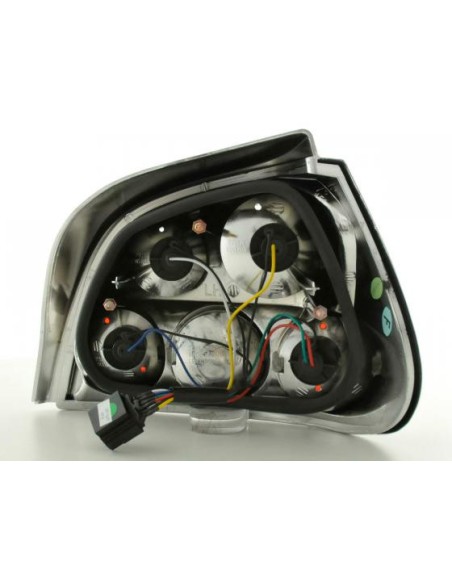 Fanali posteriori set Renault Megane 5 porte. Tipo DABALAKAEA 99-02 nero