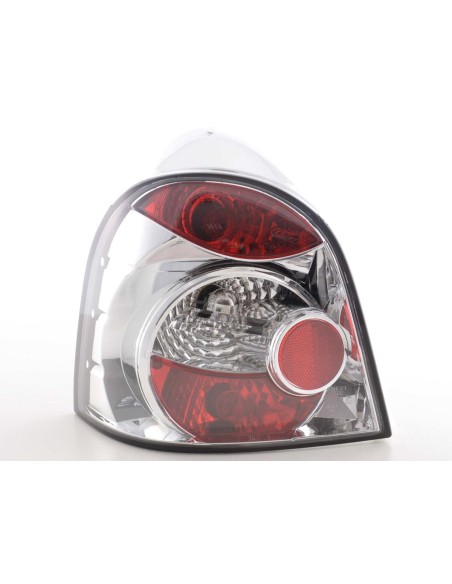 Coppia fanali posteriori Renault Twingo tipo C06 93-00 cromati