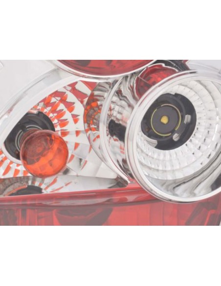 Fanali posteriori set Skoda Octavia tipo 1U 96-02 cromato