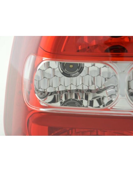 Set fanali posteriori VW Golf 3 tipo 1HXO 92-97 bianco / rosso