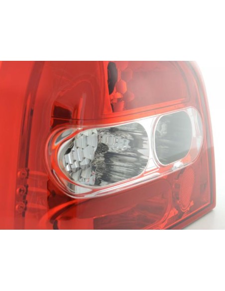 Set fanali posteriori VW Golf 3 tipo 1HXO 92-97 bianco / rosso