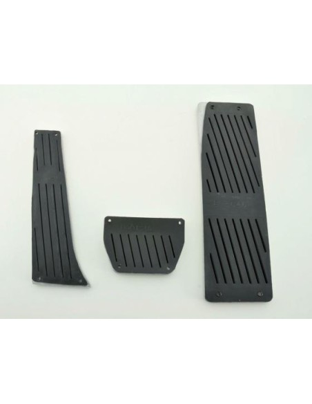 FK pedali in alluminio set di pedali 3 pezzi BMW 3, 5, 7, X3, X5, Z3 copripedali cambio automatico pedali auto, design a strisce