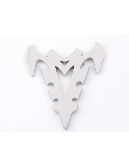 Adesivo cromato 3D Car Logo motivo Shogun III 70x82 mm cromato