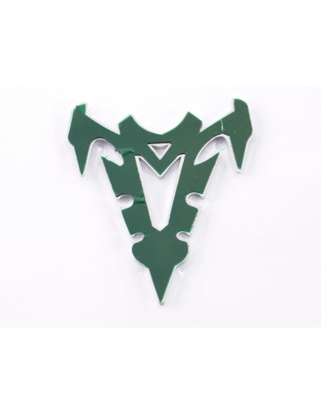 Adesivo cromato 3D Car Logo motivo Shogun III 70x82 mm cromato