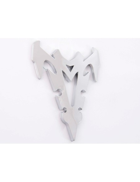 Adesivo cromato 3D Car Logo motivo Shogun III 70x82 mm cromato