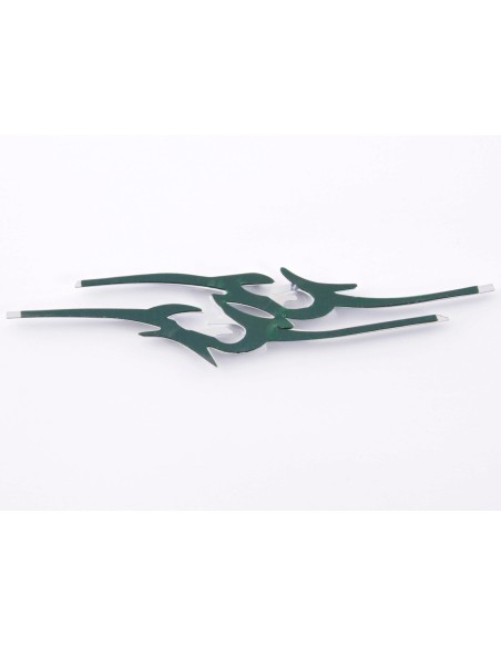 Adesivo cromato 3D Car Logo motivo Tribal III 135x30 mm cromato